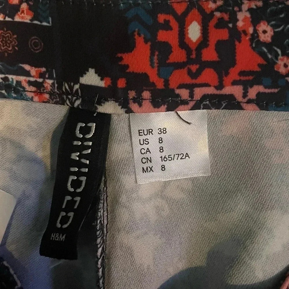 NWT polyester wide leg pants-size 8 - Picture 3 of 5